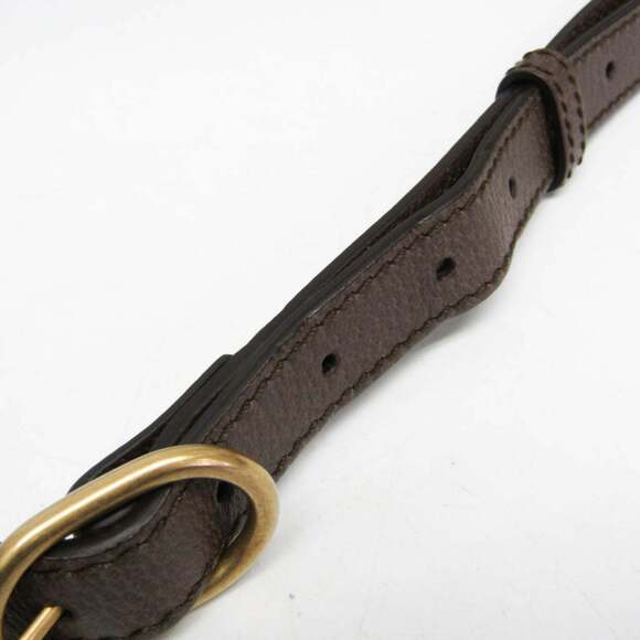 GUCCI Authentic Brown Leather Shoulder Bag - Picture 12 of 15